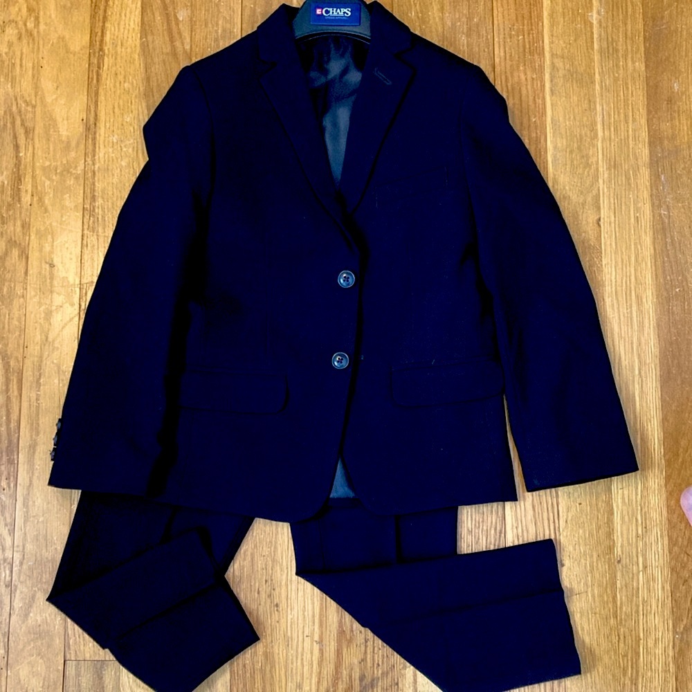 Boys mix & match suit, color solid black